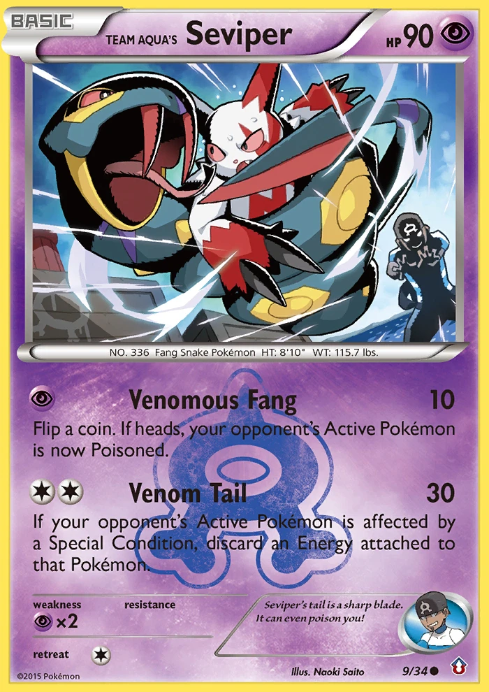 Team Aqua's Seviper, 009/034