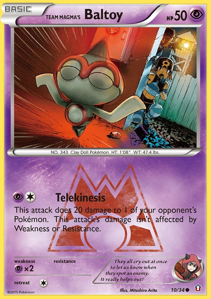 Team Magma's Baltoy, 010/034