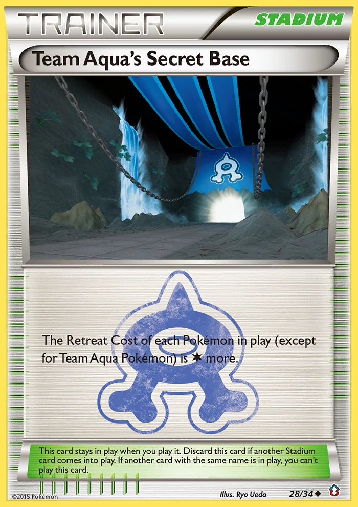 Team Aqua's Secret Base, 028/034