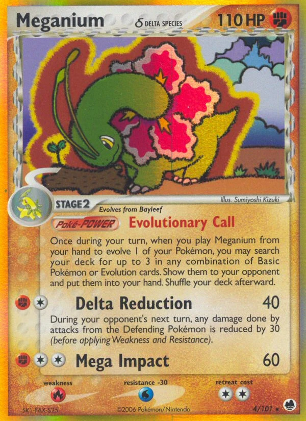 Meganium δ, 4/101