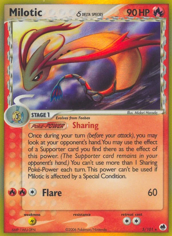 Milotic δ, 5/101