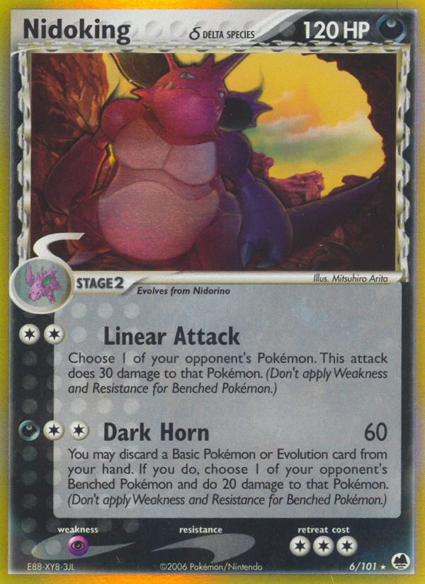 Nidoking δ, 6/101