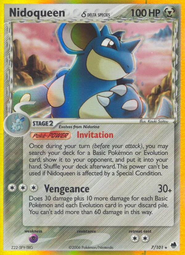 Nidoqueen δ, 7/101