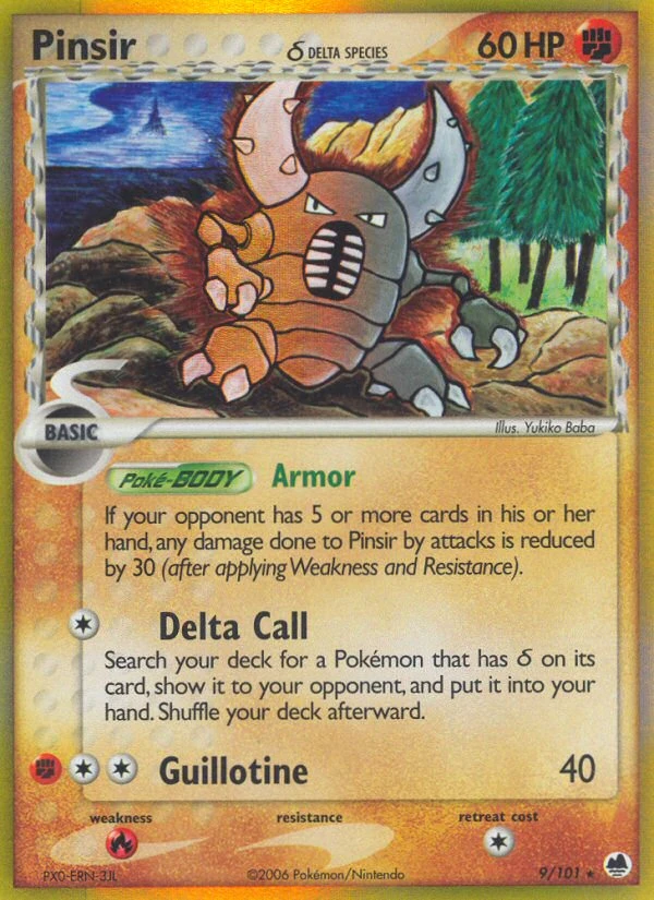 Pinsir δ, 9/101