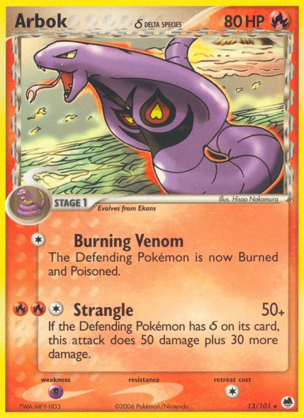 Arbok δ, 13/101