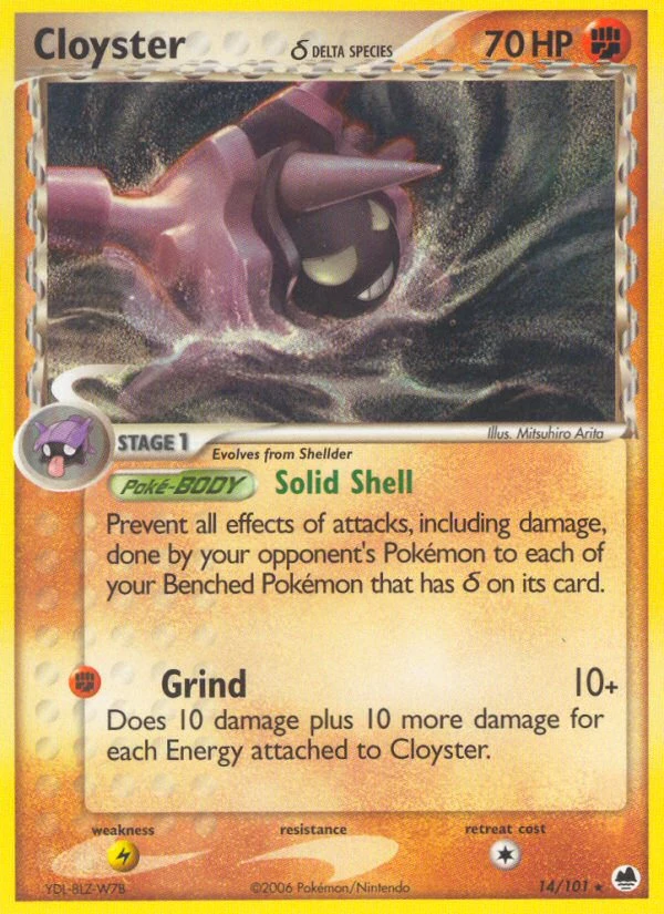 Cloyster δ, 14/101