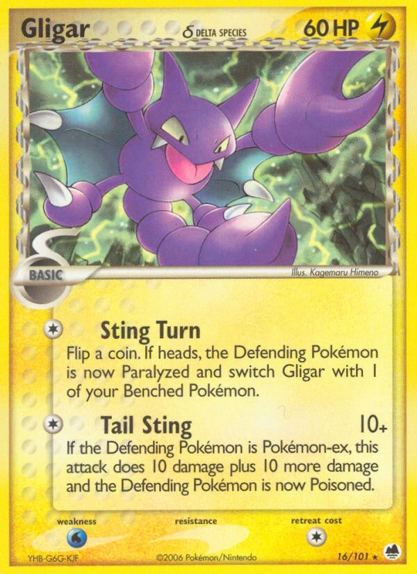 Gligar δ, 16/101