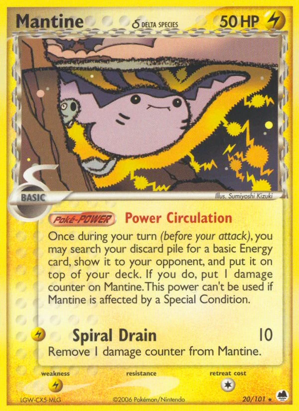 Mantine δ, 20/101