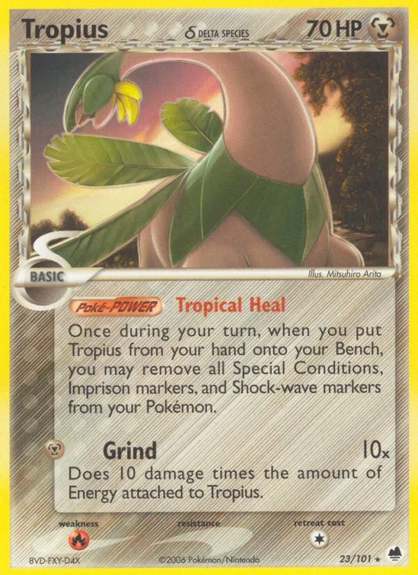 Tropius δ, 23/101