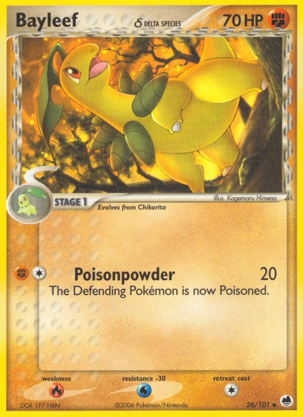 Bayleef δ, 26/101