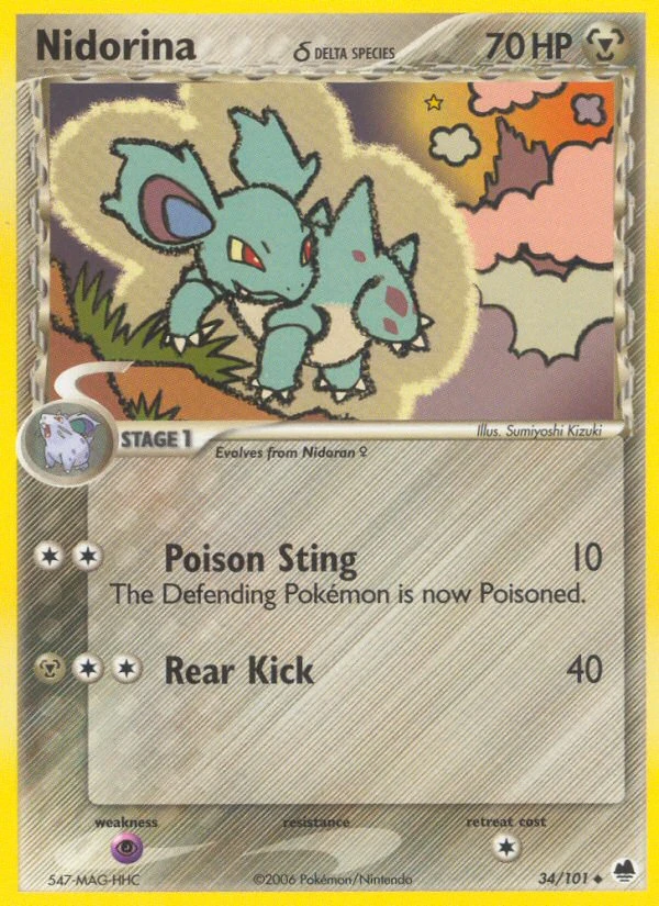 Nidorina δ, 34/101