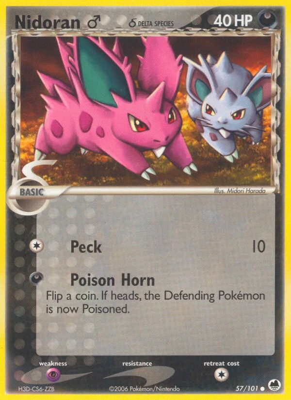 Nidoran ♂ δ, 57/101