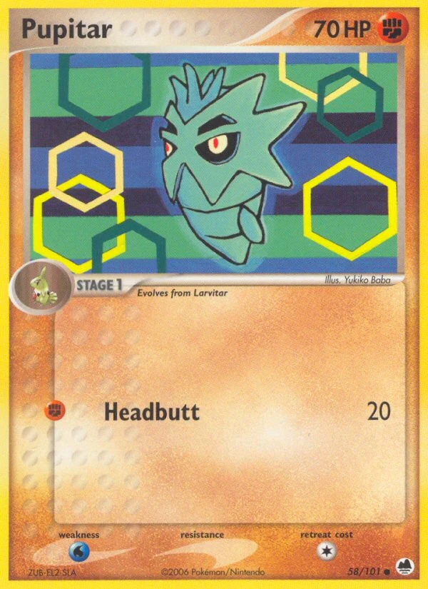 Pupitar, 58/101