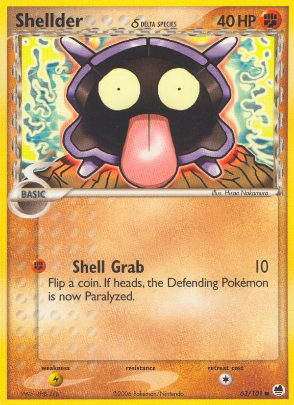 Shellder δ, 63/101