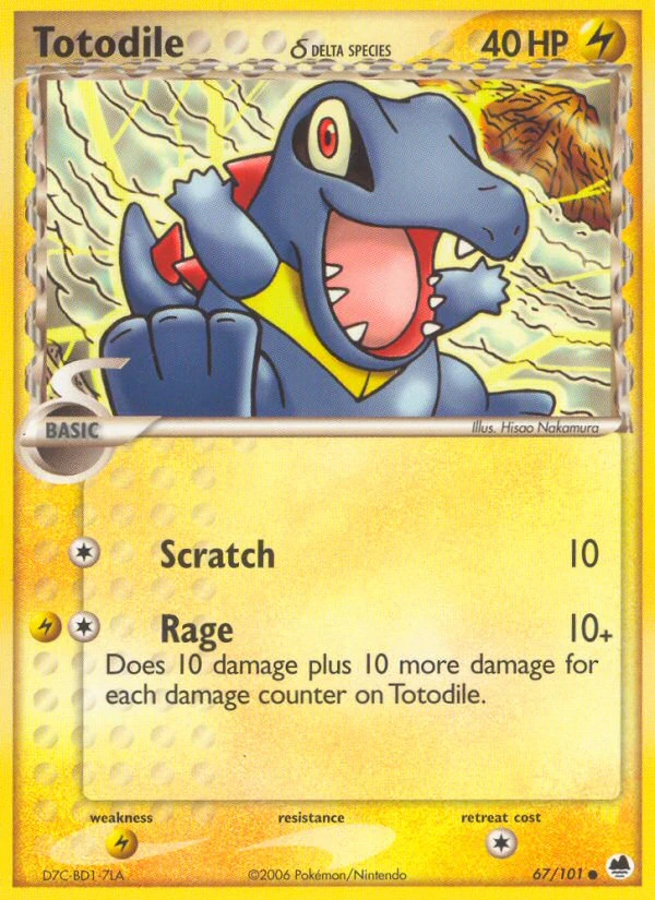 Totodile δ, 67/101