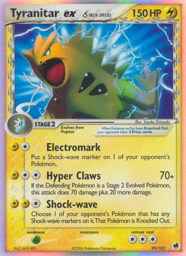 Tyranitar ex δ, 99/101