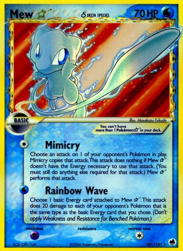 Mew ★ δ, 101/101