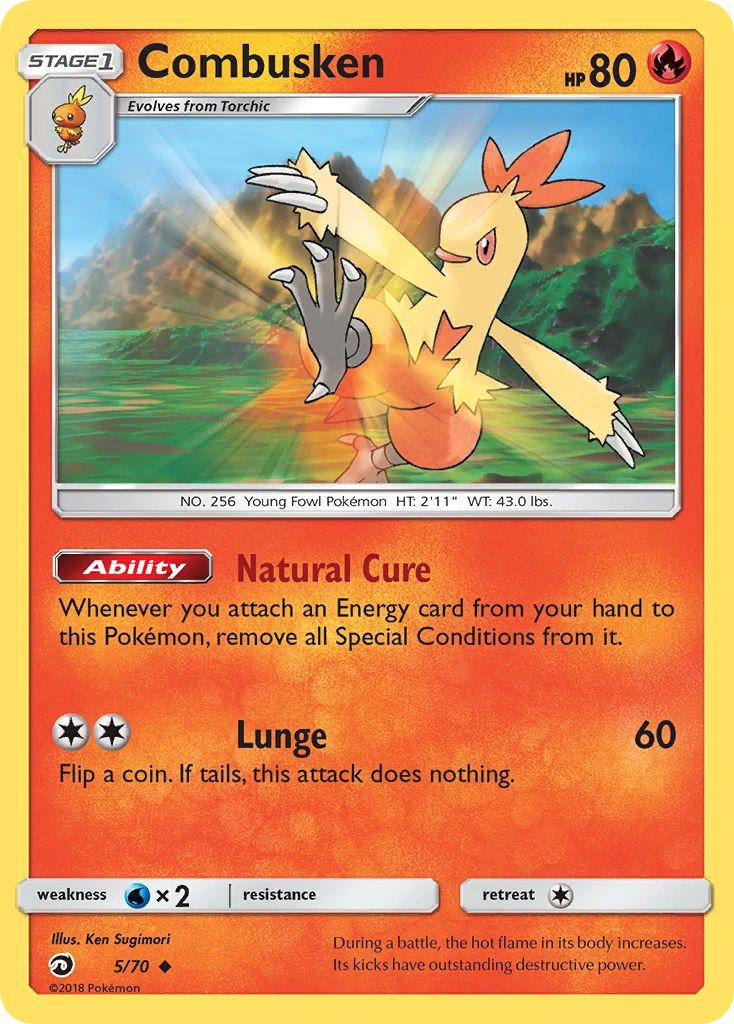Combusken, 005/070