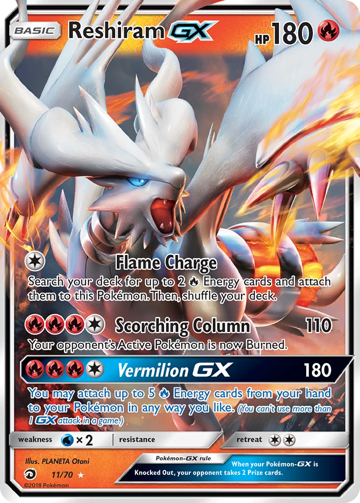 Reshiram-GX, 011/070