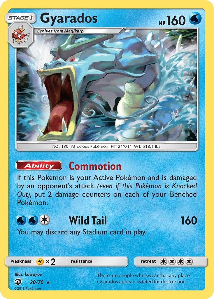 Gyarados, 020/070