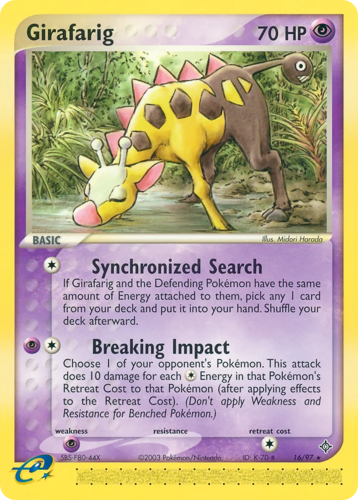 Girafarig, 16/97