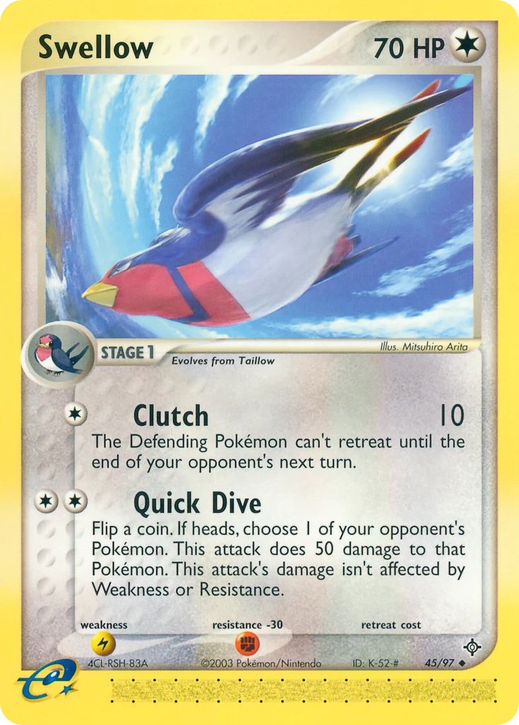 Swellow, 45/97