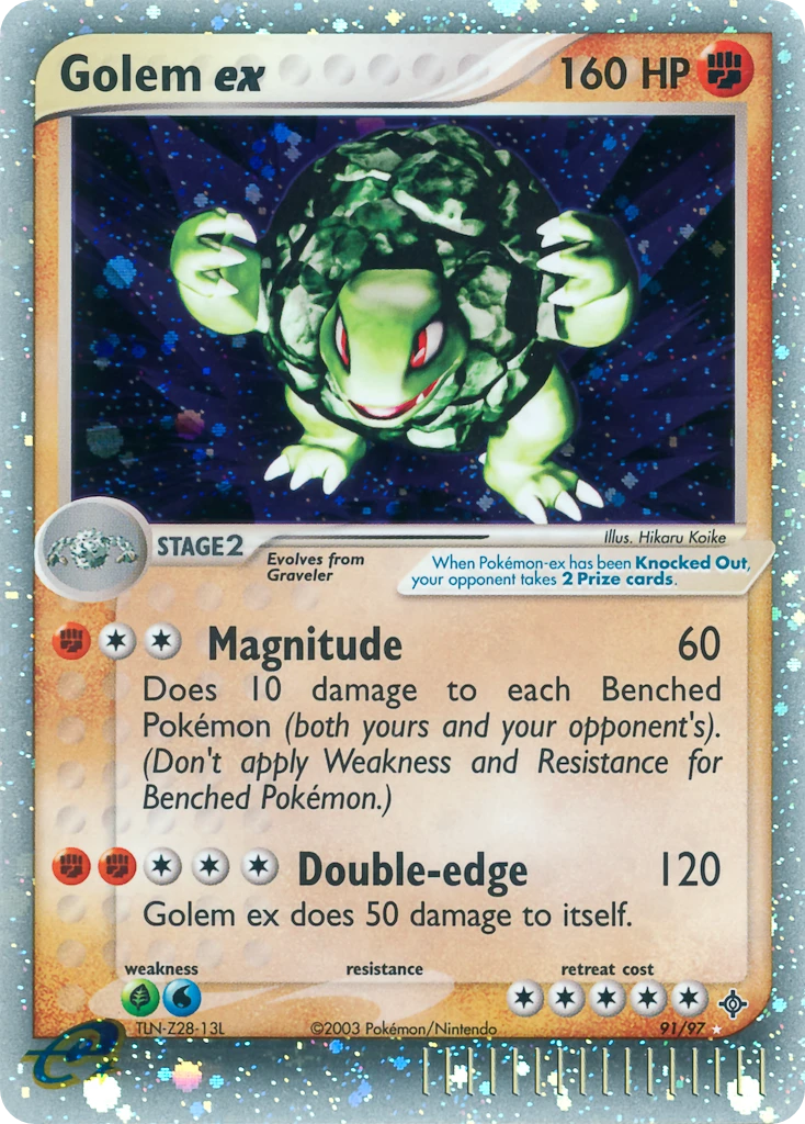 Golem ex, 91/97