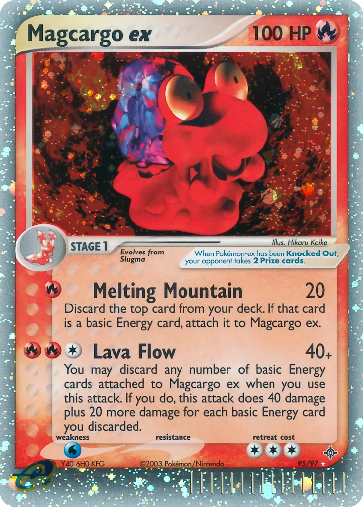 Magcargo ex, 95/97