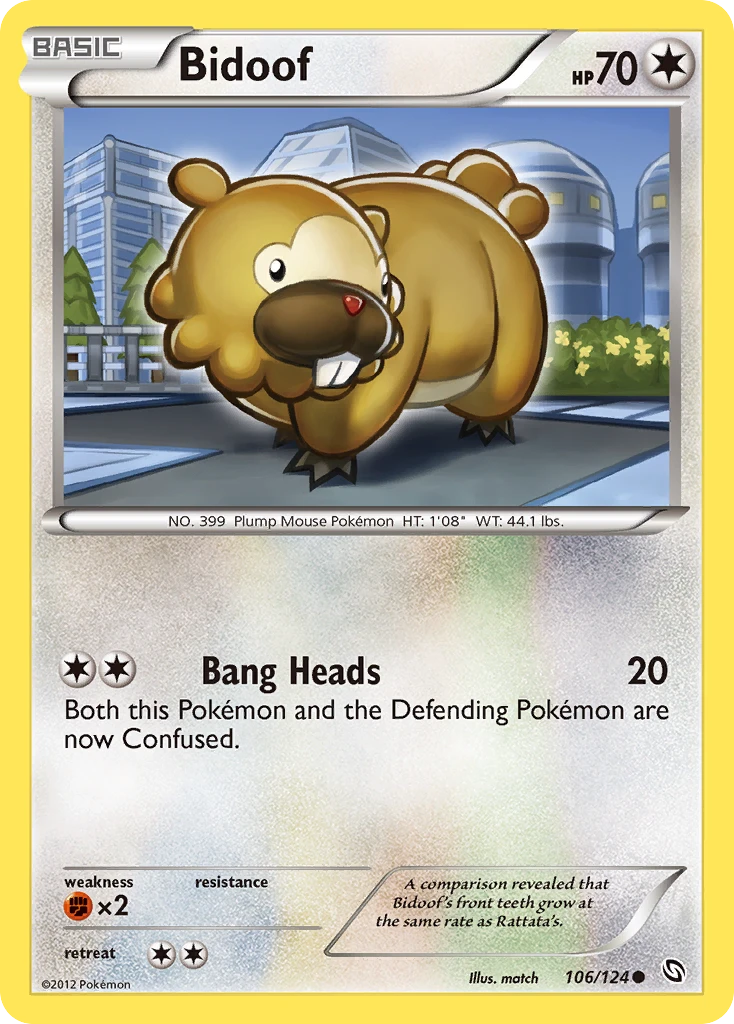 Bidoof, 106/124
