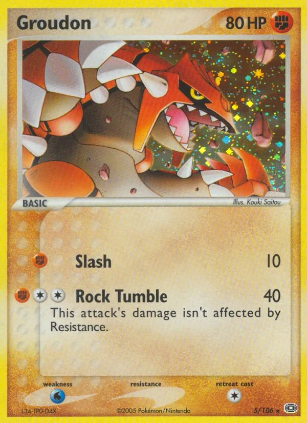 Groudon, 5/106