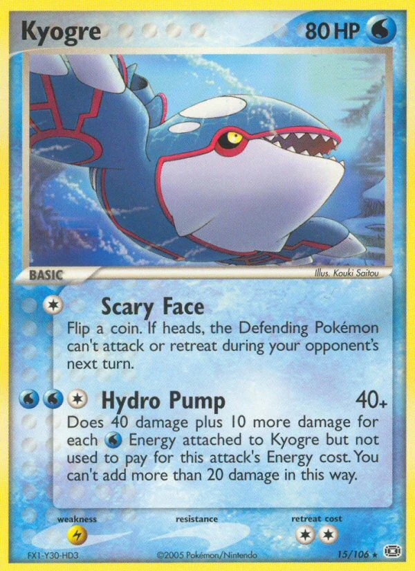 Kyogre, 15/106