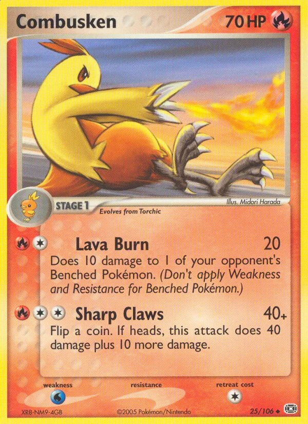 Combusken, 25/106