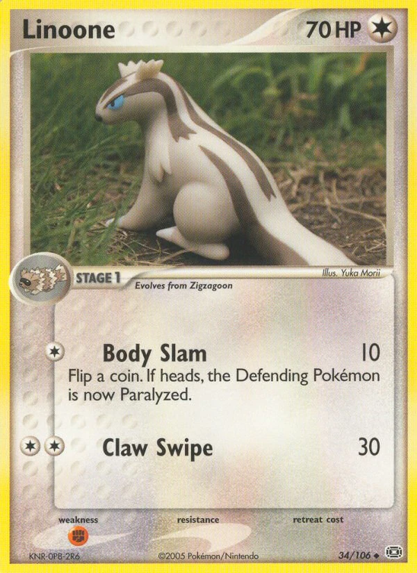 Linoone, 34/106