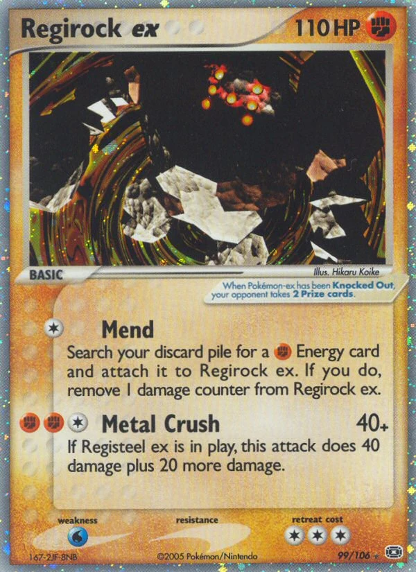 Regirock ex, 99/106