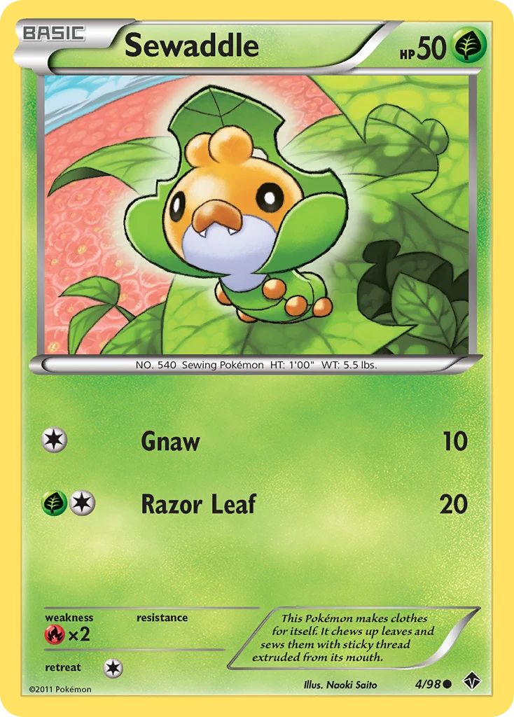 Sewaddle, 004/098