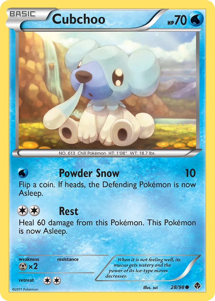 Cubchoo, 028/098