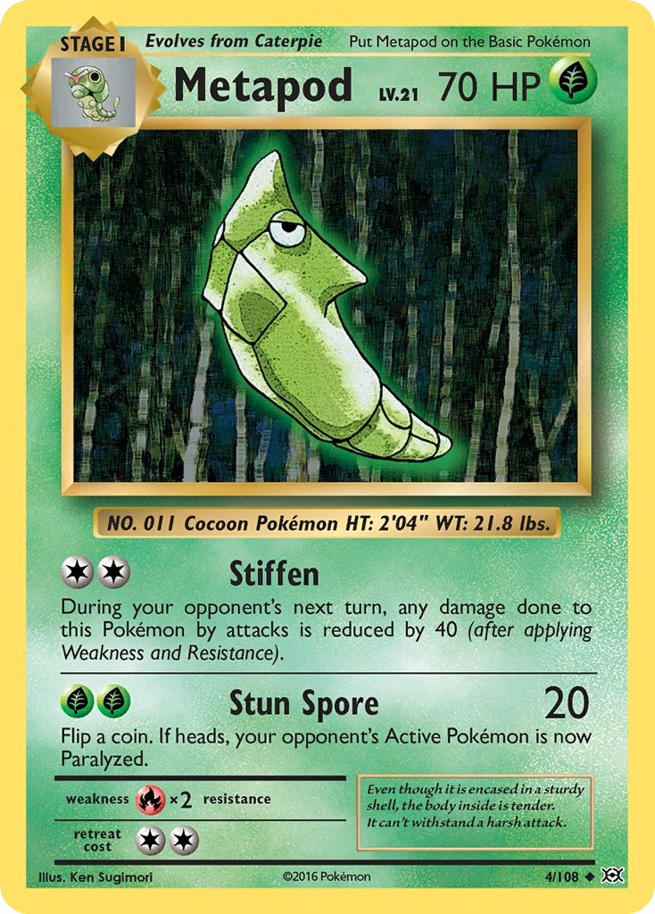 Metapod, 004/108