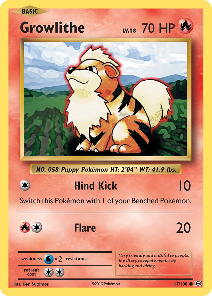 Growlithe, 017/108