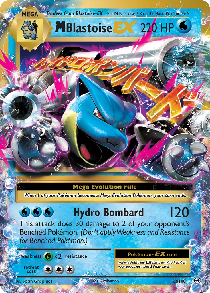 M Blastoise-EX, 022/108