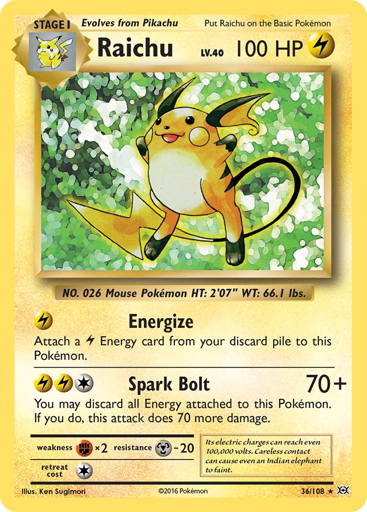 Raichu, 036/108