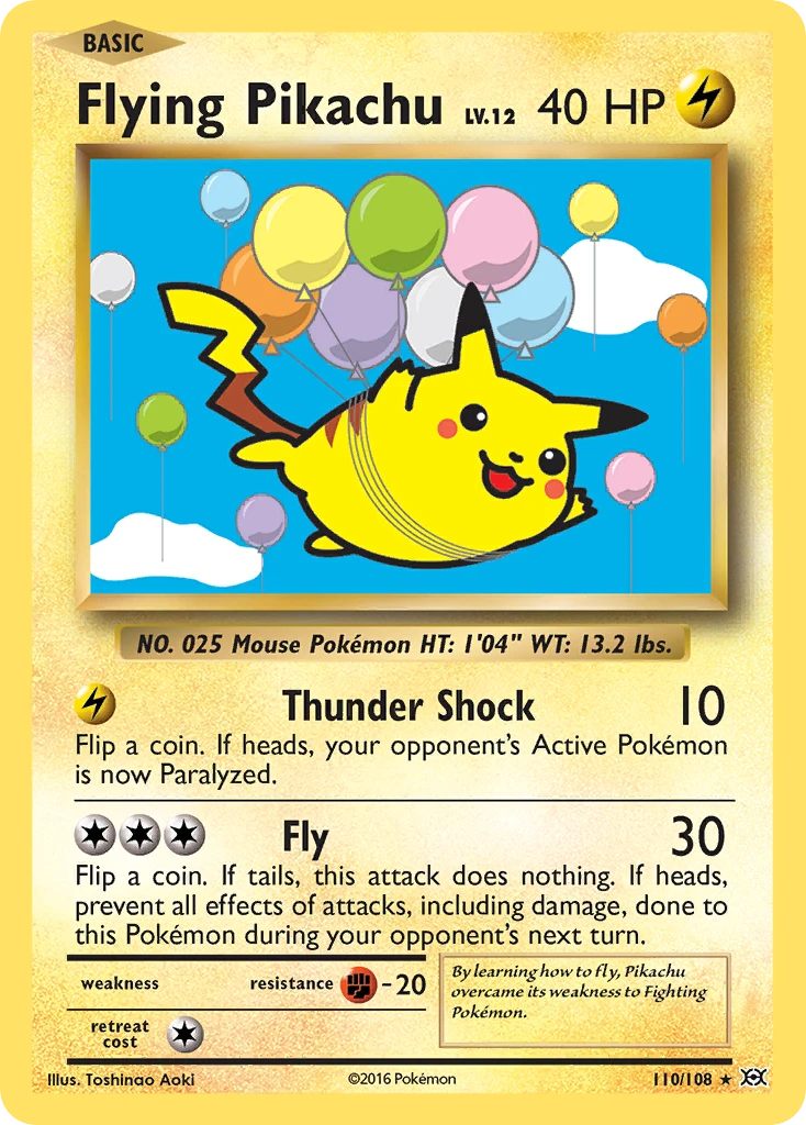 Flying Pikachu, 110/108