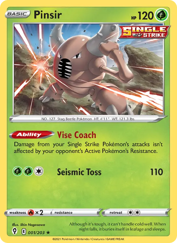 Pinsir, 001/203