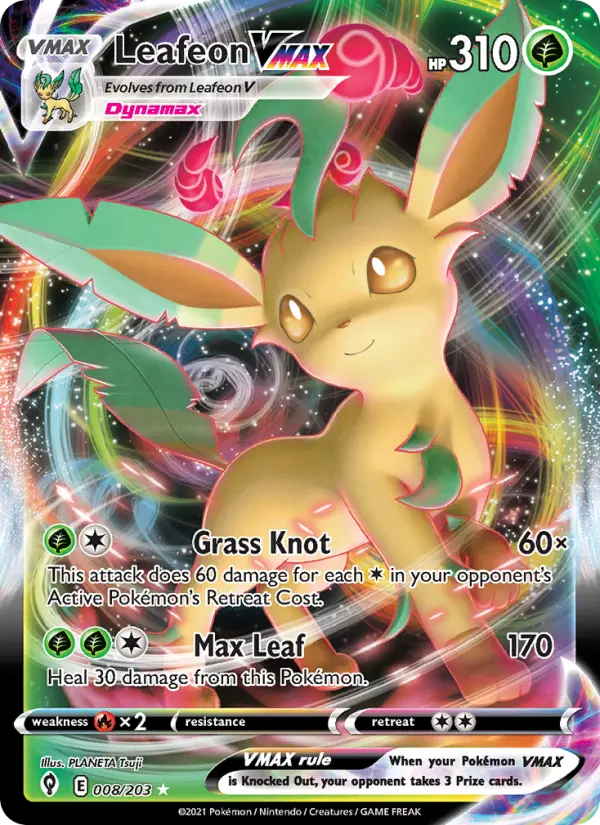 Leafeon VMAX, 008/203