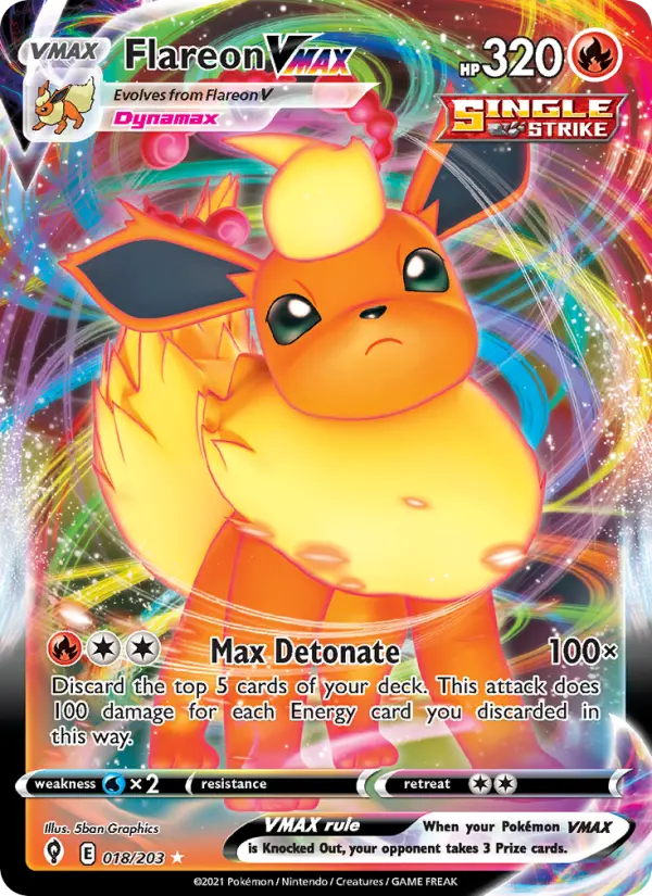Flareon VMAX, 018/203