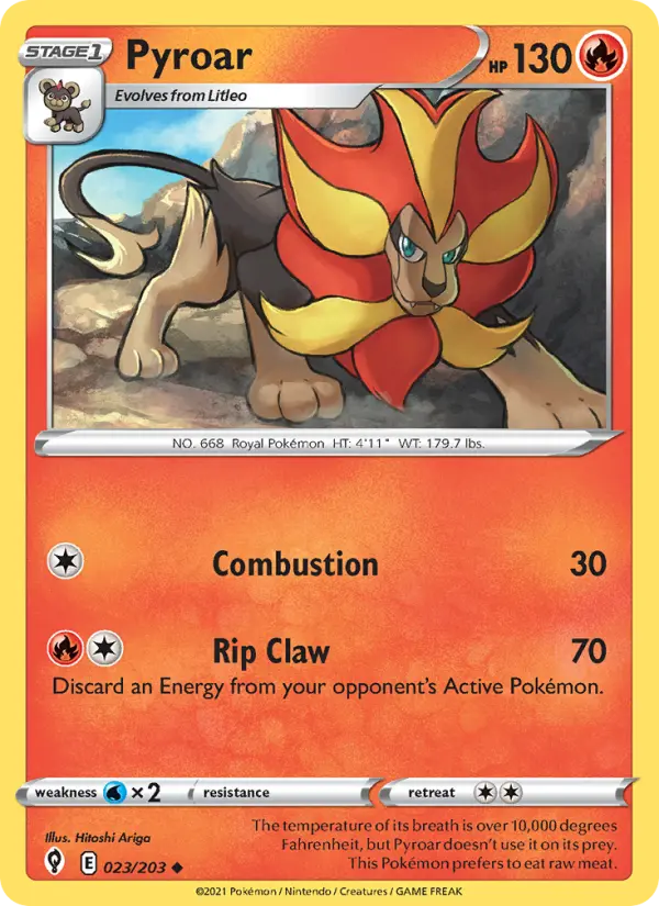 Pyroar, 023/203