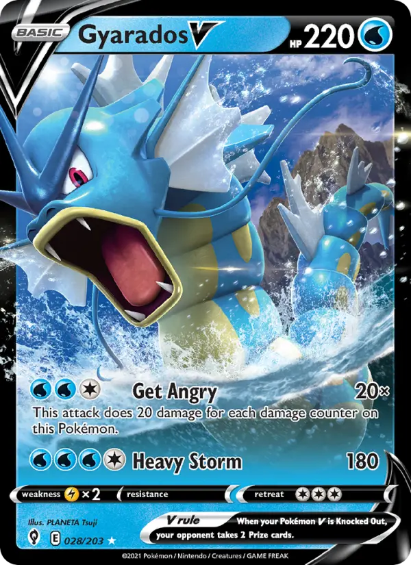 Gyarados V, 028/203