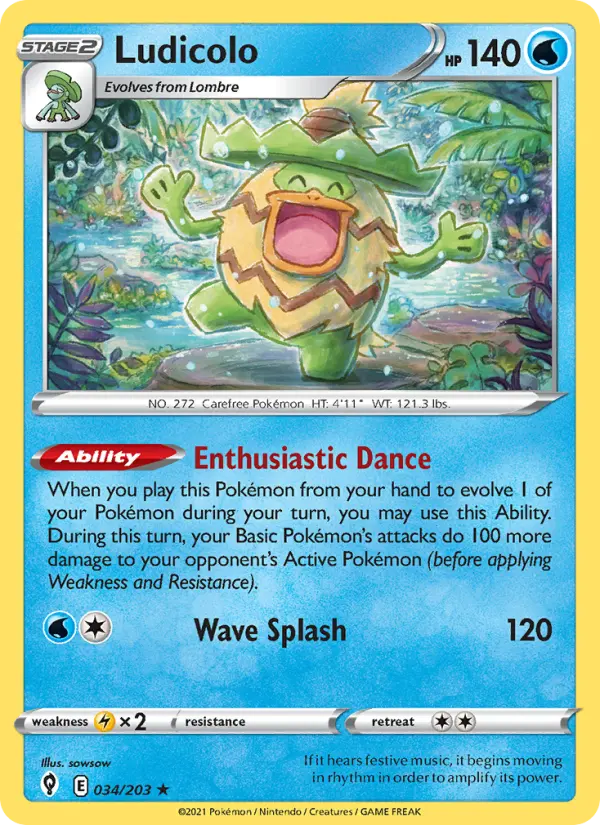 Ludicolo, 034/203