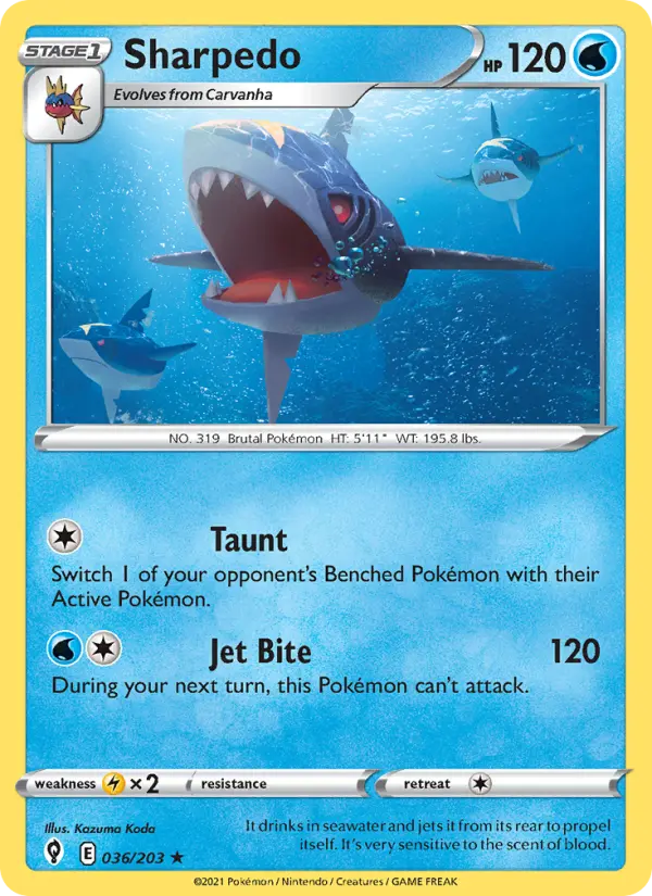 Sharpedo, 036/203