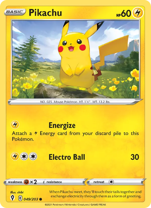 Pikachu, 049/203