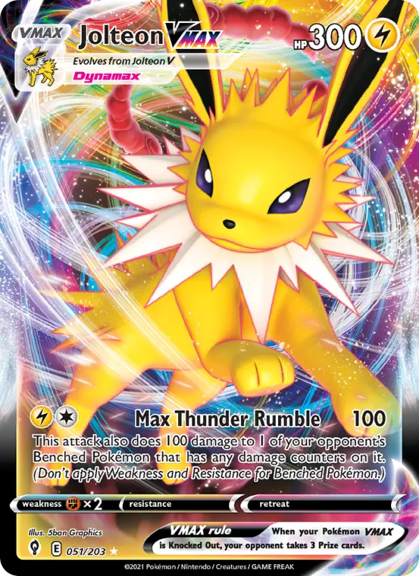 Jolteon VMAX, 051/203